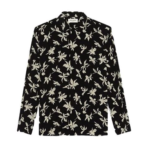 ysl floral button up|YSL shirts for men.